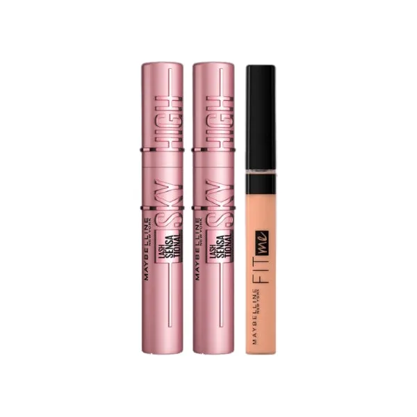 2x Sky High Mascara   Fit Me Concealer At 20% OFF