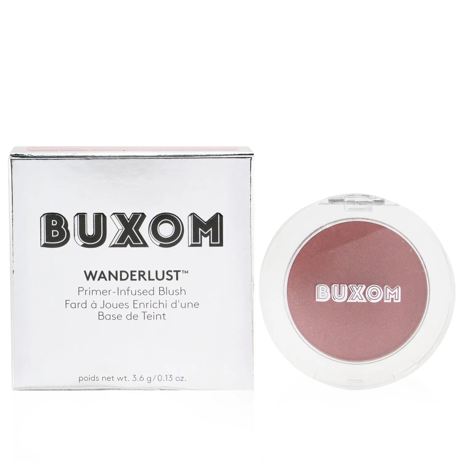 Buxom Wanderlust Primer Infused Blush - # Seychelles (Bronze)  3.6g/0.13oz