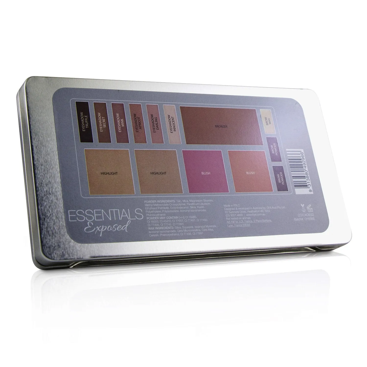 BYS Essentials Exposed Palette (Face. Eye & Brow. 1x Applicator)  24g/0.8oz