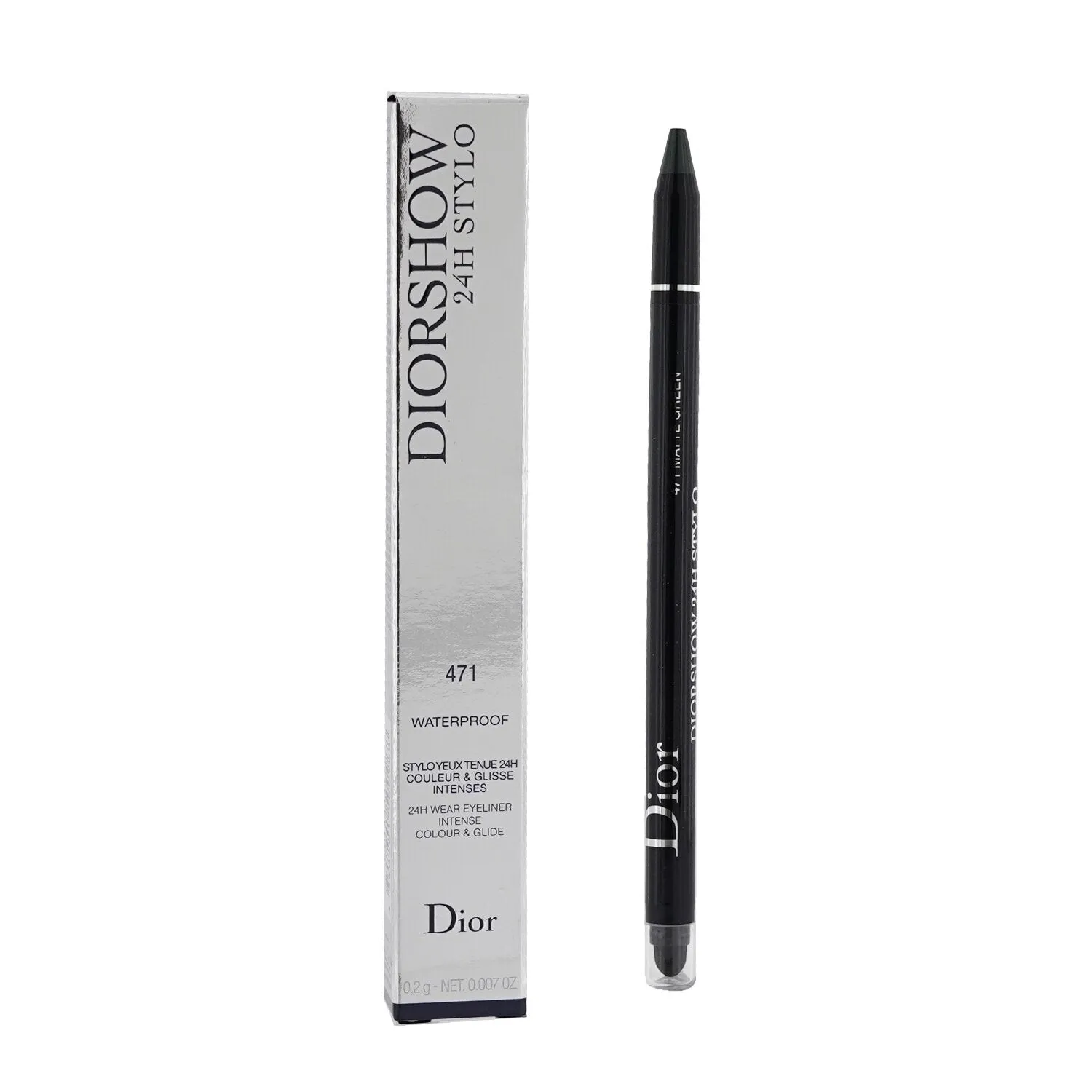 Christian Dior Diorshow 24H Stylo Waterproof Eyeliner - # 076 Pearly Silver  0.2g/0.007oz