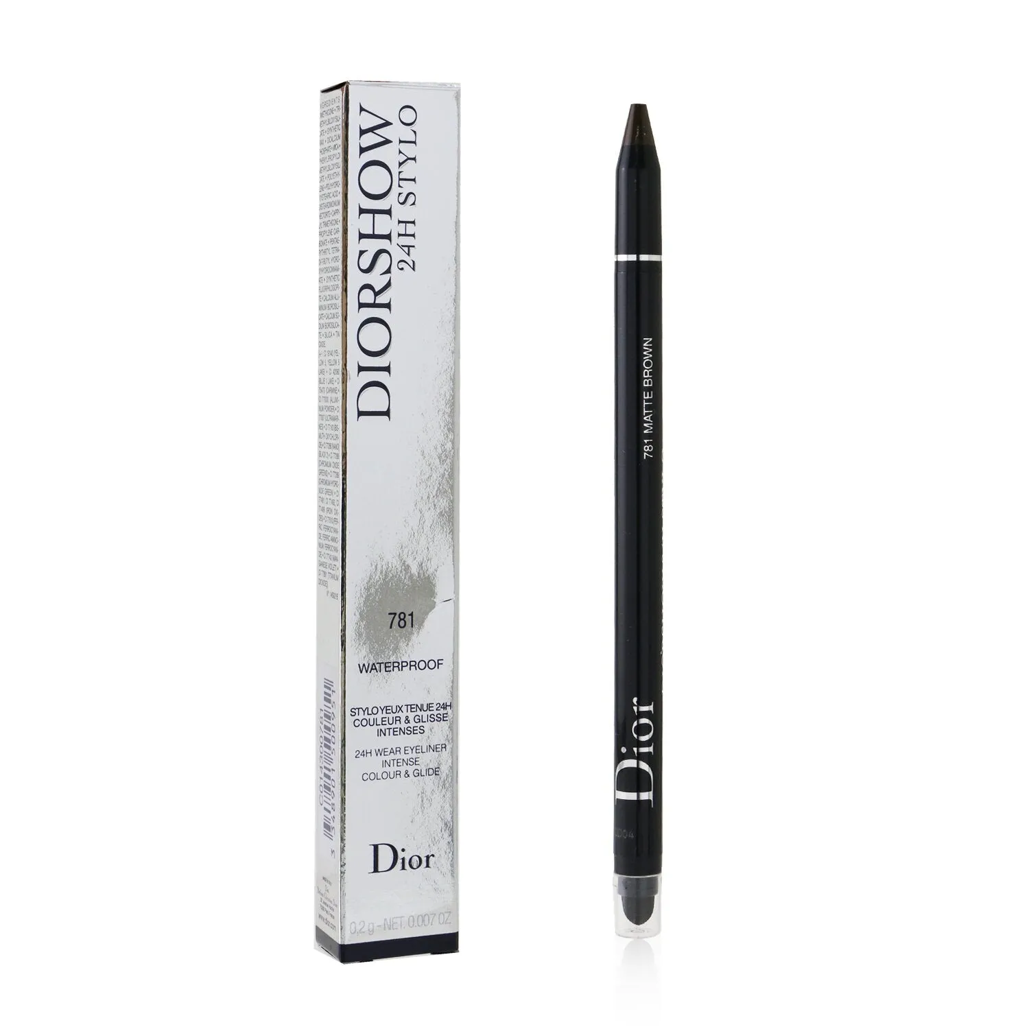 Christian Dior Diorshow 24H Stylo Waterproof Eyeliner - # 076 Pearly Silver  0.2g/0.007oz