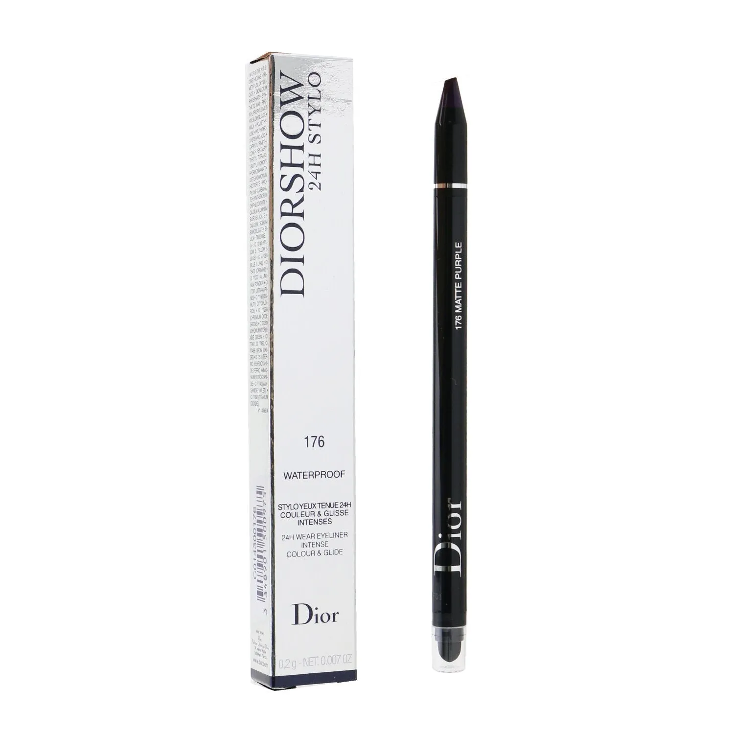 Christian Dior Diorshow 24H Stylo Waterproof Eyeliner - # 091 Matte Black  0.2g/0.007oz