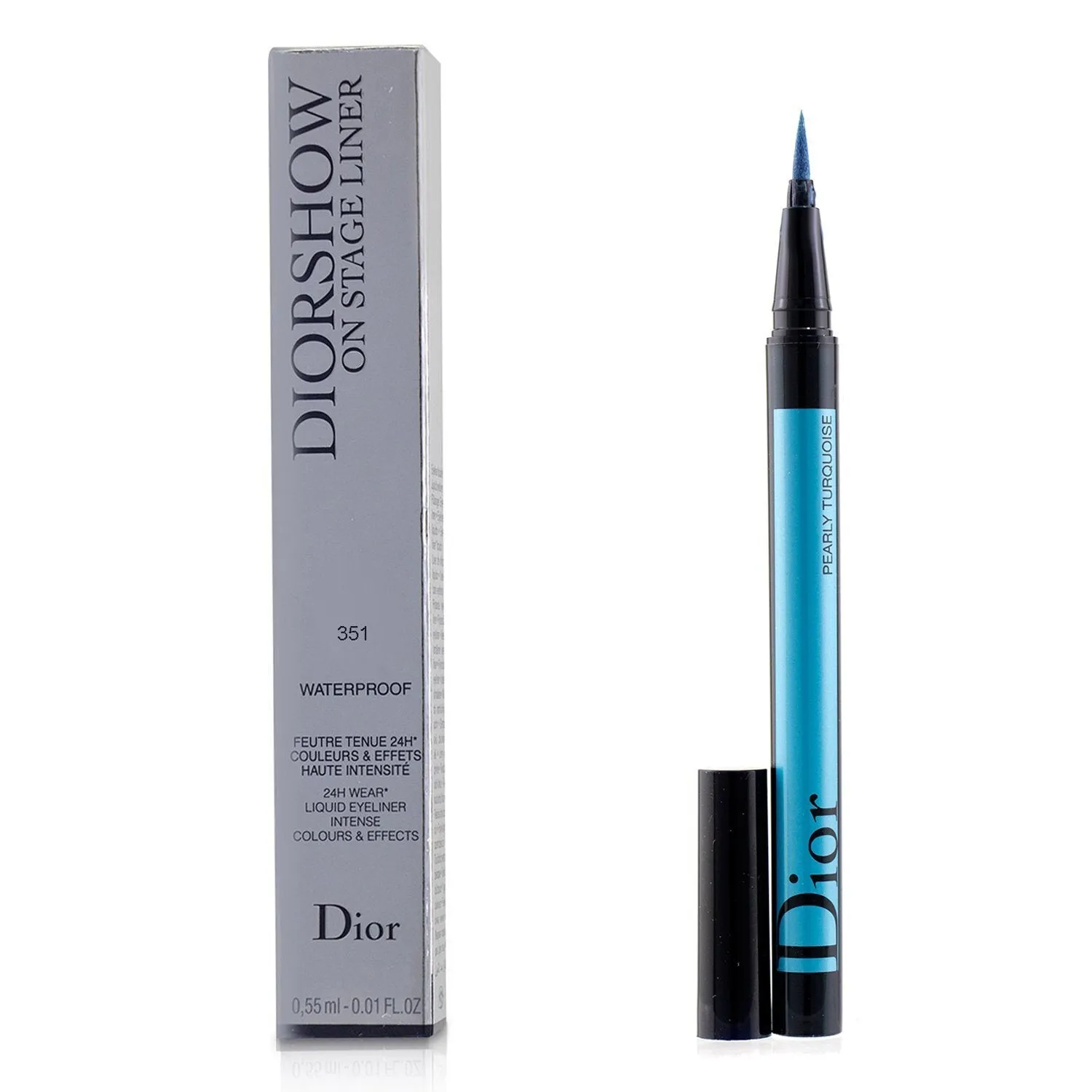 Christian Dior Diorshow On Stage Liner Waterproof - # 001 Matte White  0.55ml/0.01oz