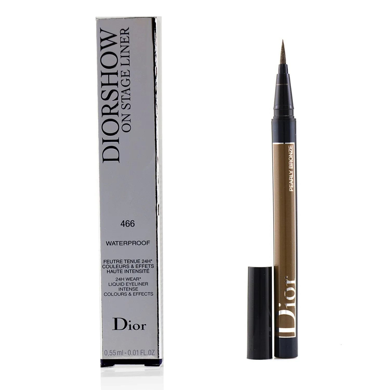 Christian Dior Diorshow On Stage Liner Waterproof - # 001 Matte White  0.55ml/0.01oz