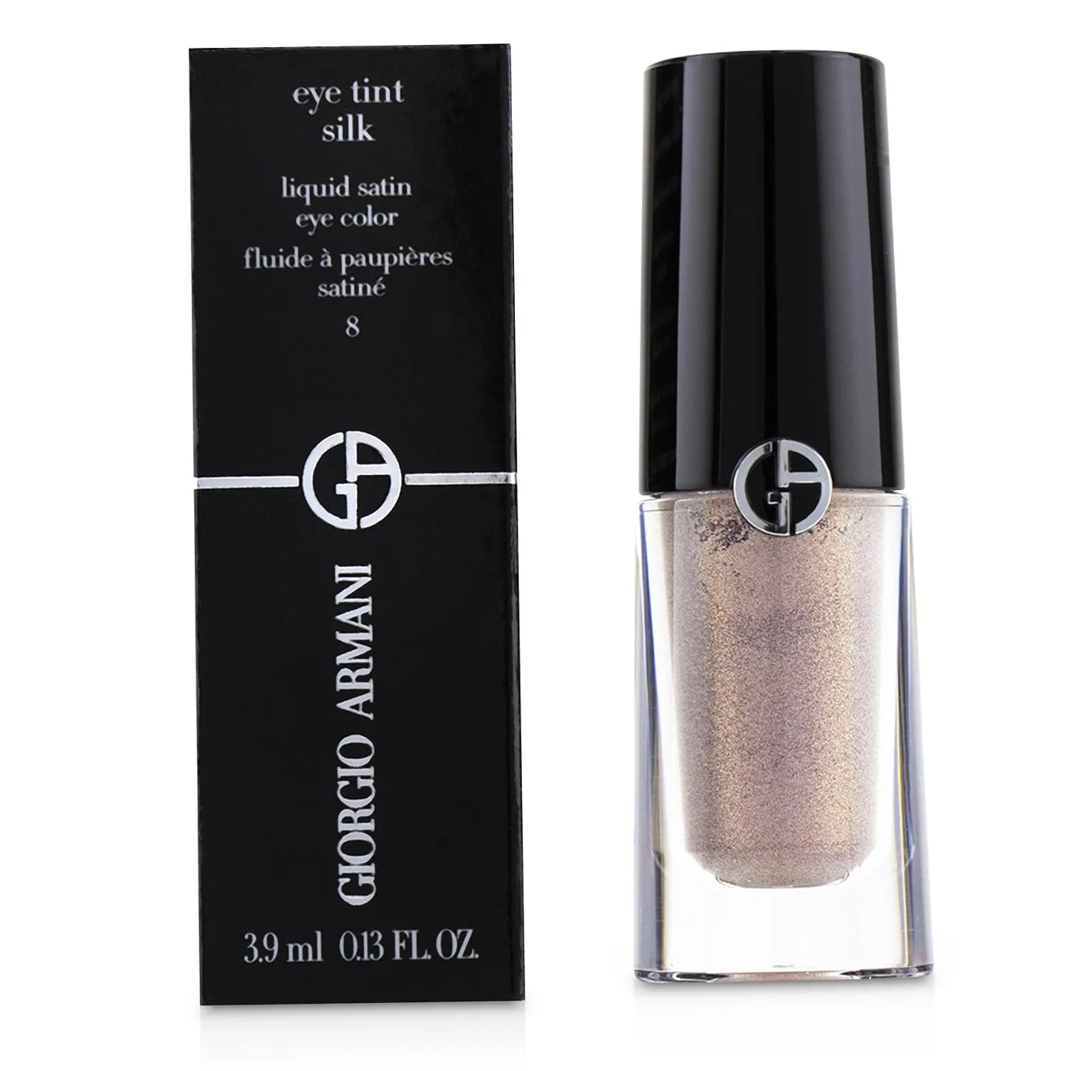 Giorgio Armani Eye Tint Liquid Eye Color - # 12 Gold Ashes (Silk-Satin)  3.9ml/0.13oz