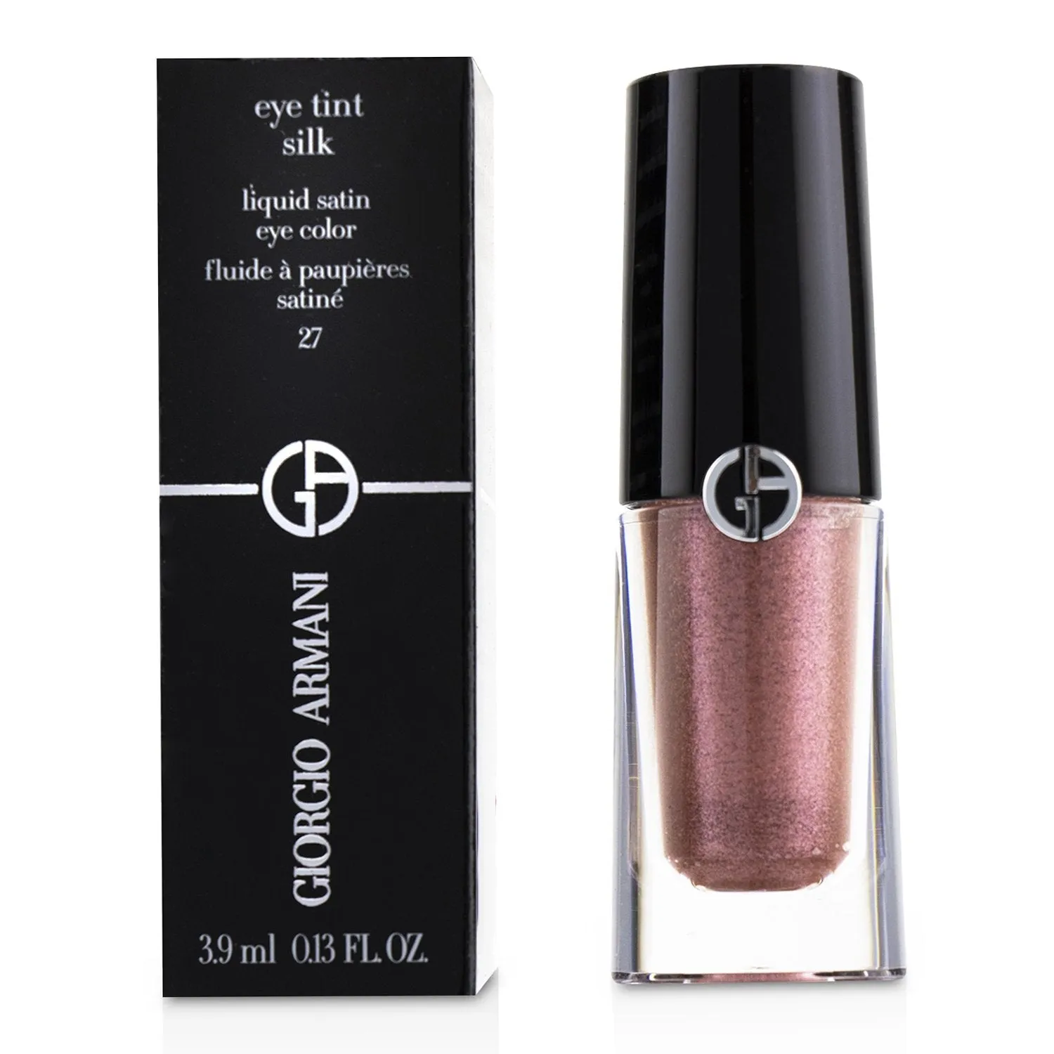 Giorgio Armani Eye Tint Liquid Eye Color - # 12 Gold Ashes (Silk-Satin)  3.9ml/0.13oz