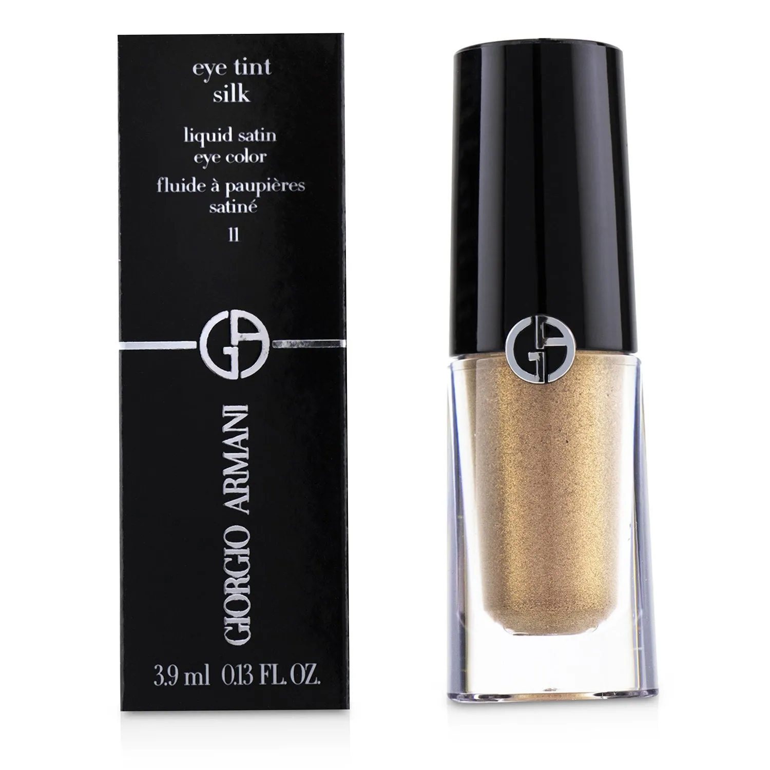 Giorgio Armani Eye Tint Liquid Eye Color - # 12 Gold Ashes (Silk-Satin)  3.9ml/0.13oz