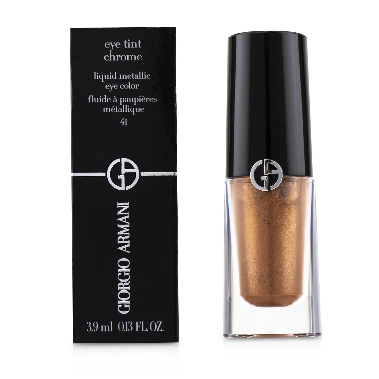Giorgio Armani Eye Tint Liquid Eye Color - # 12 Gold Ashes (Silk-Satin)  3.9ml/0.13oz