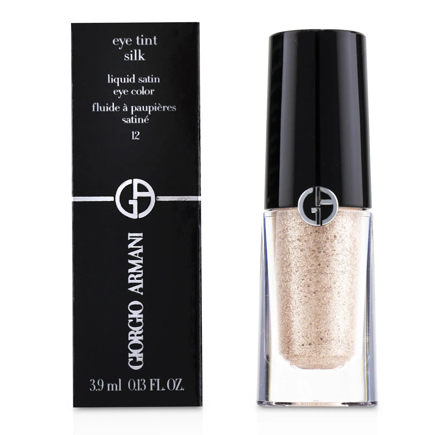 Giorgio Armani Eye Tint Liquid Eye Color - # 12 Gold Ashes (Silk-Satin)  3.9ml/0.13oz