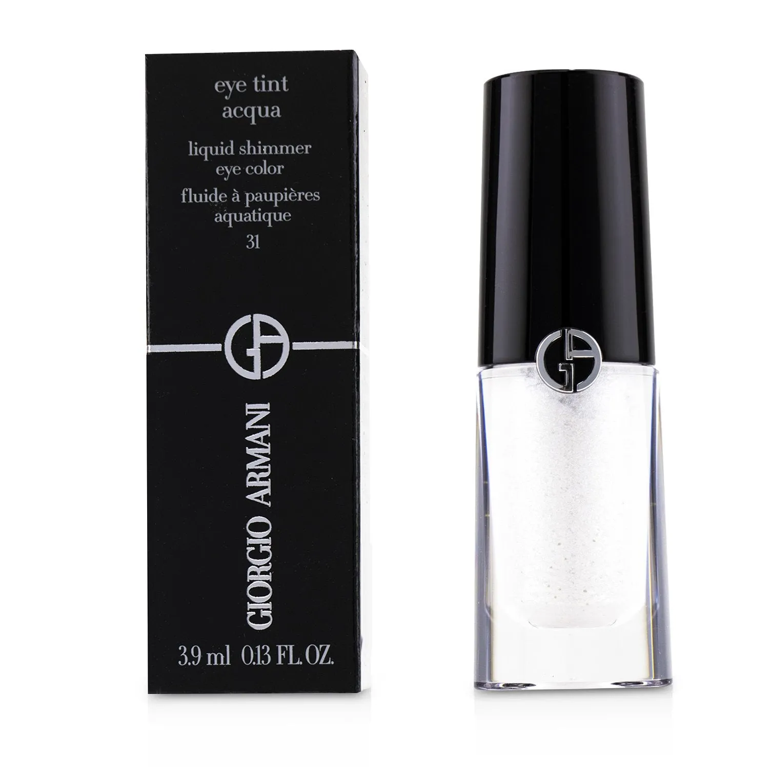 Giorgio Armani Eye Tint Liquid Eye Color - # 12 Gold Ashes (Silk-Satin)  3.9ml/0.13oz