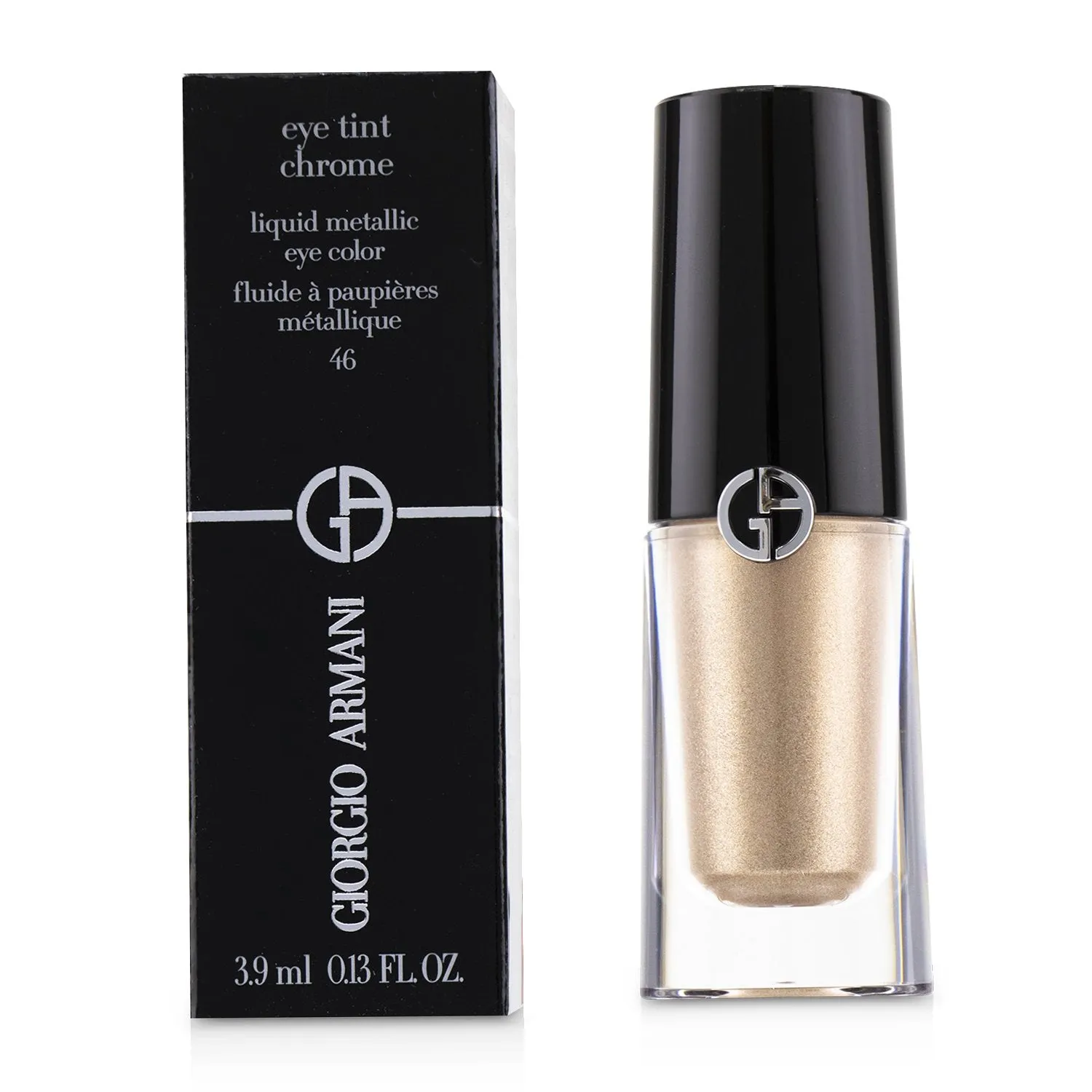 Giorgio Armani Eye Tint Liquid Eye Color - # 12 Gold Ashes (Silk-Satin)  3.9ml/0.13oz