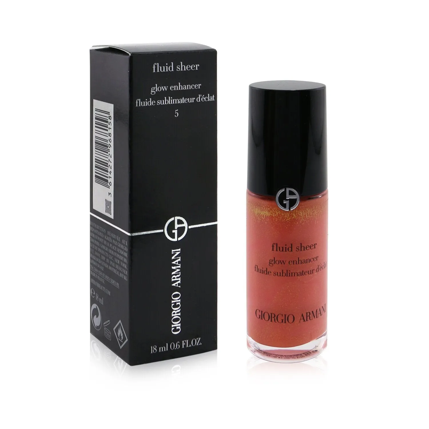 Giorgio Armani Fluid Sheer Glow Enhancer (Mini) - # 08 Pink  18ml/0.6oz