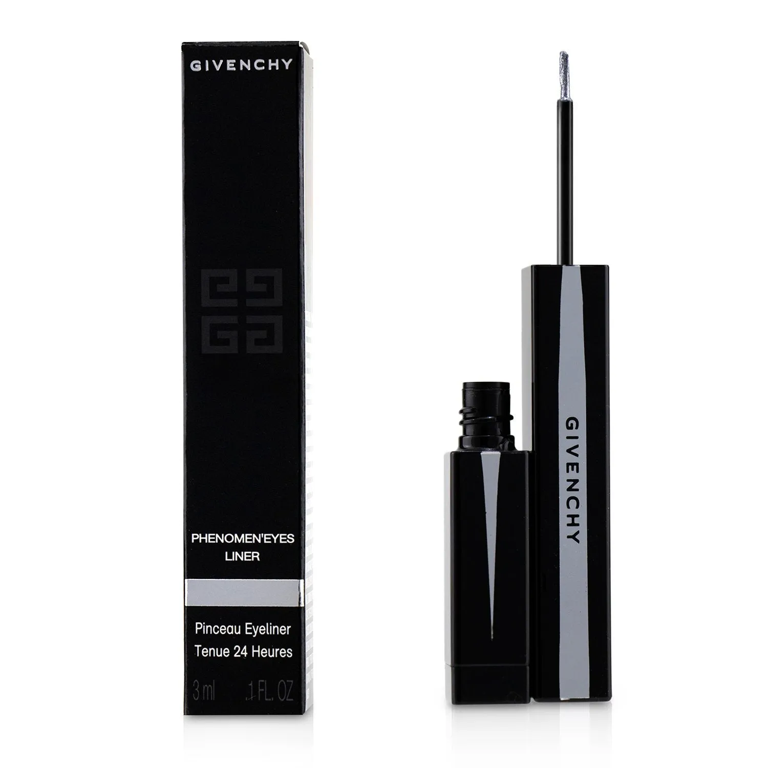 Givenchy Phenomen'Eyes Brush Tip Eyeliner - # 01 Shimmer Silver  3ml/0.1oz
