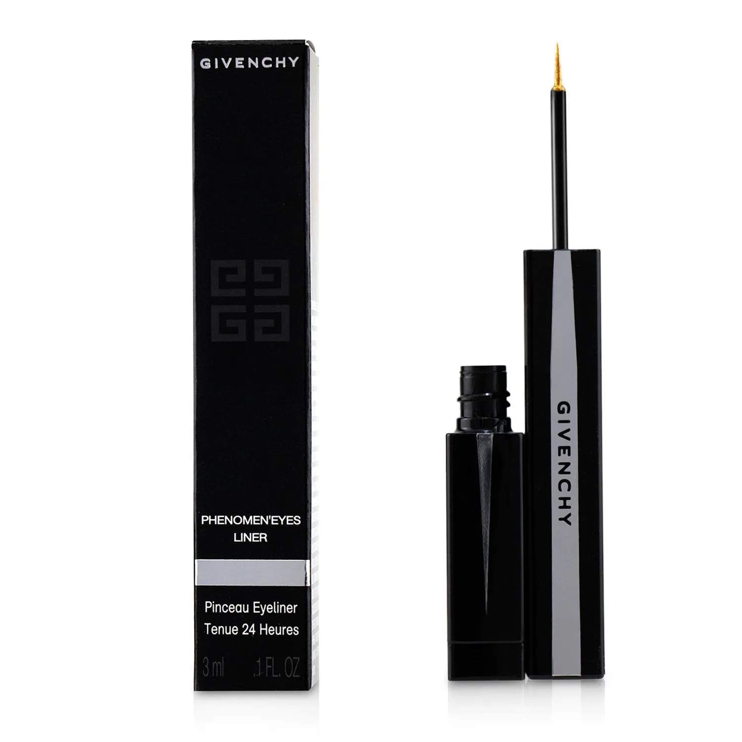 Givenchy Phenomen'Eyes Brush Tip Eyeliner - # 01 Shimmer Silver  3ml/0.1oz