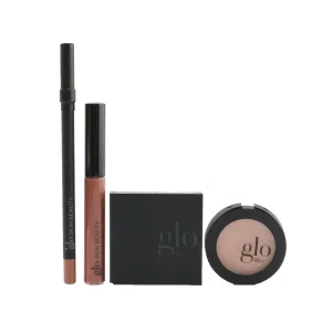 Glo Skin Beauty Desk to Datenight (Mini Shadow Quad   Blush   Lip Pencil   Lip Gloss) - # Bon Voyage  4pcs