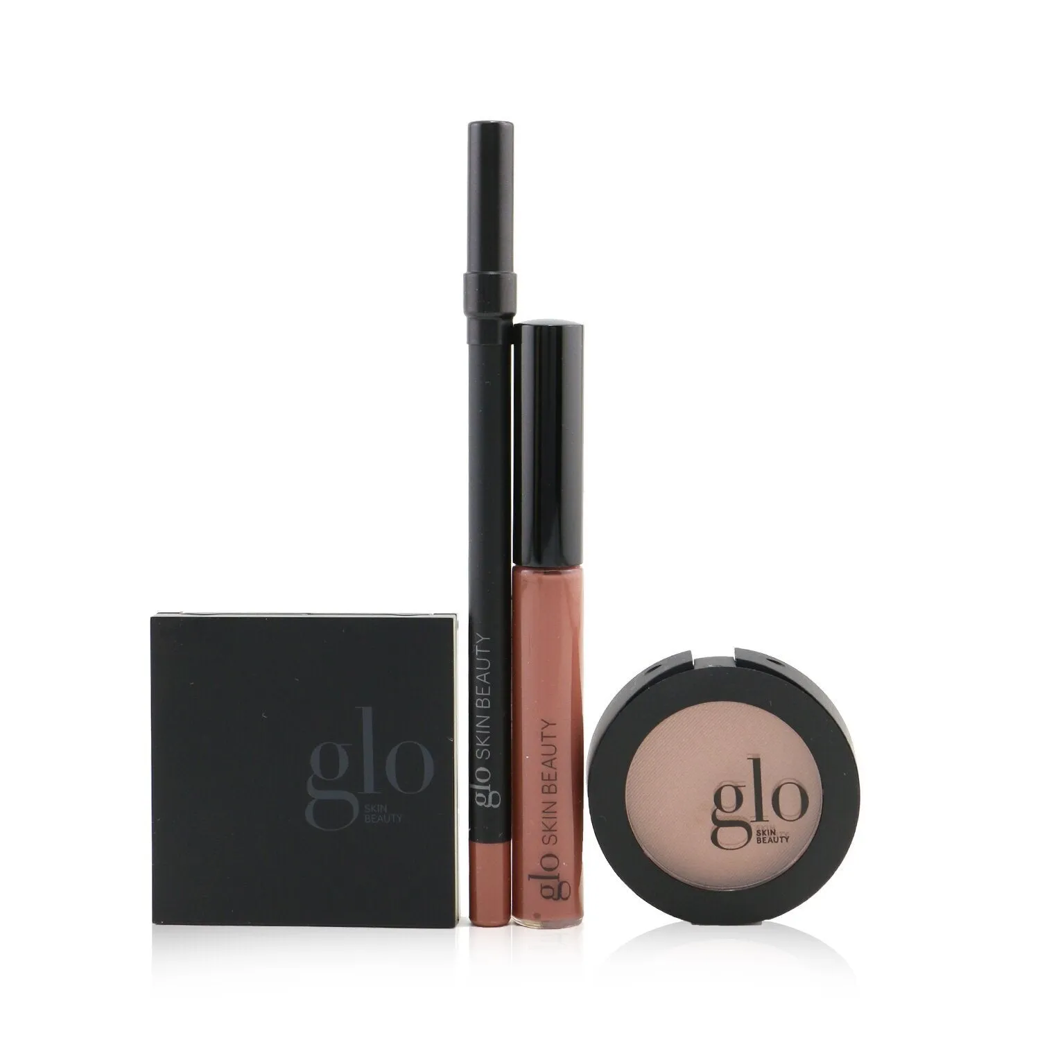 Glo Skin Beauty Desk to Datenight (Mini Shadow Quad   Blush   Lip Pencil   Lip Gloss) - # Bon Voyage  4pcs