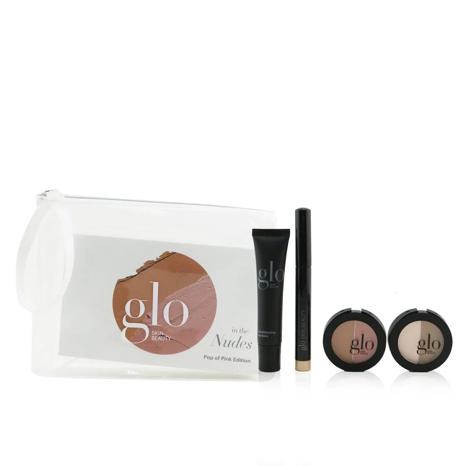 Glo Skin Beauty In The Nudes (Shadow Stick   Cream Blush Duo   Eye Shadow Duo   Lip Balm) - # Pop Of Pink Edition  4pcs 1bag