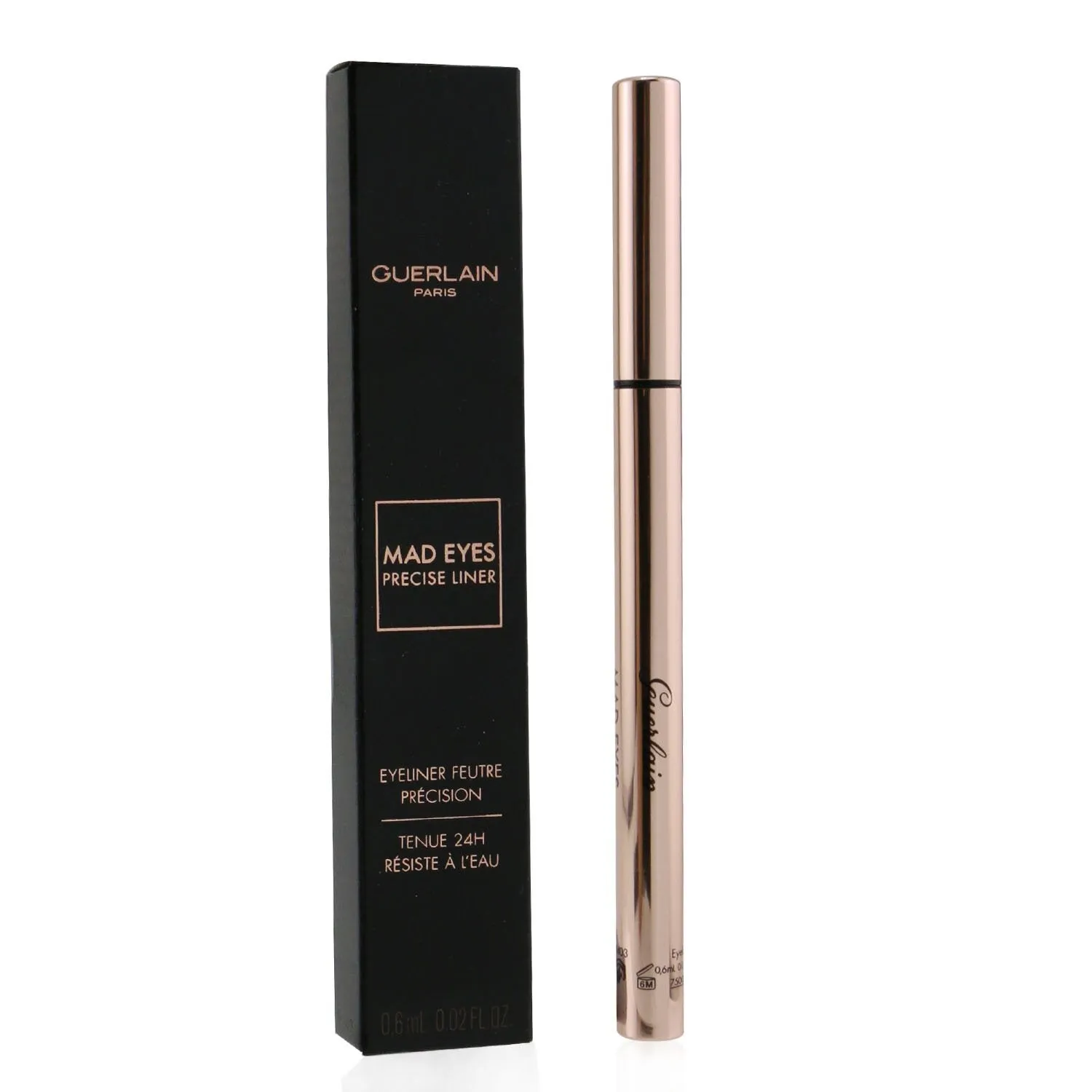 Guerlain Mad Eyes Felt Tip Precision Eyeliner - # Matte Black  0.6ml/0.02oz