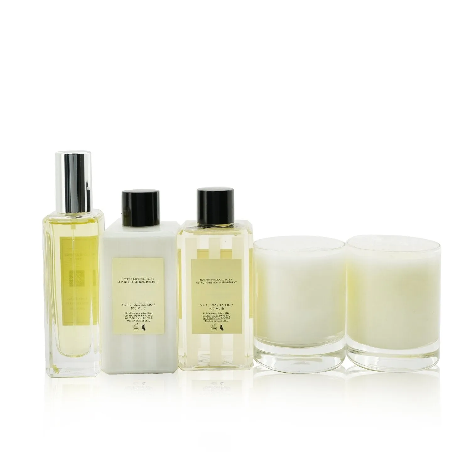 Jo Malone House Of Jo Malone Coffret: Lime Basil & Mandarin Cologne Spray   Peony & Blush Suede Body & Hand Wash   Blackberry Bay Body & Hand Lotion   English Pear & Freesia Scented Candle   Pomegranate Noir Scented Candle  5pcs