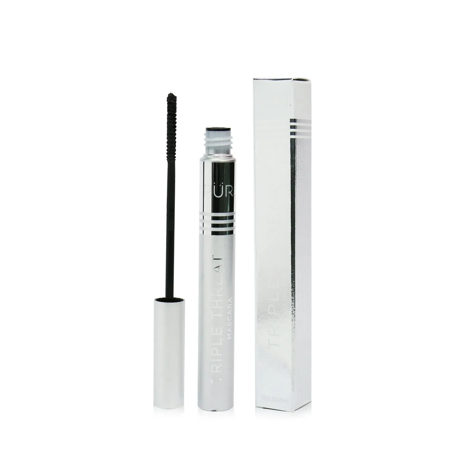 PUR (PurMinerals) Triple Threat Slimline Mascara - # Black  4.75ml/0.16oz