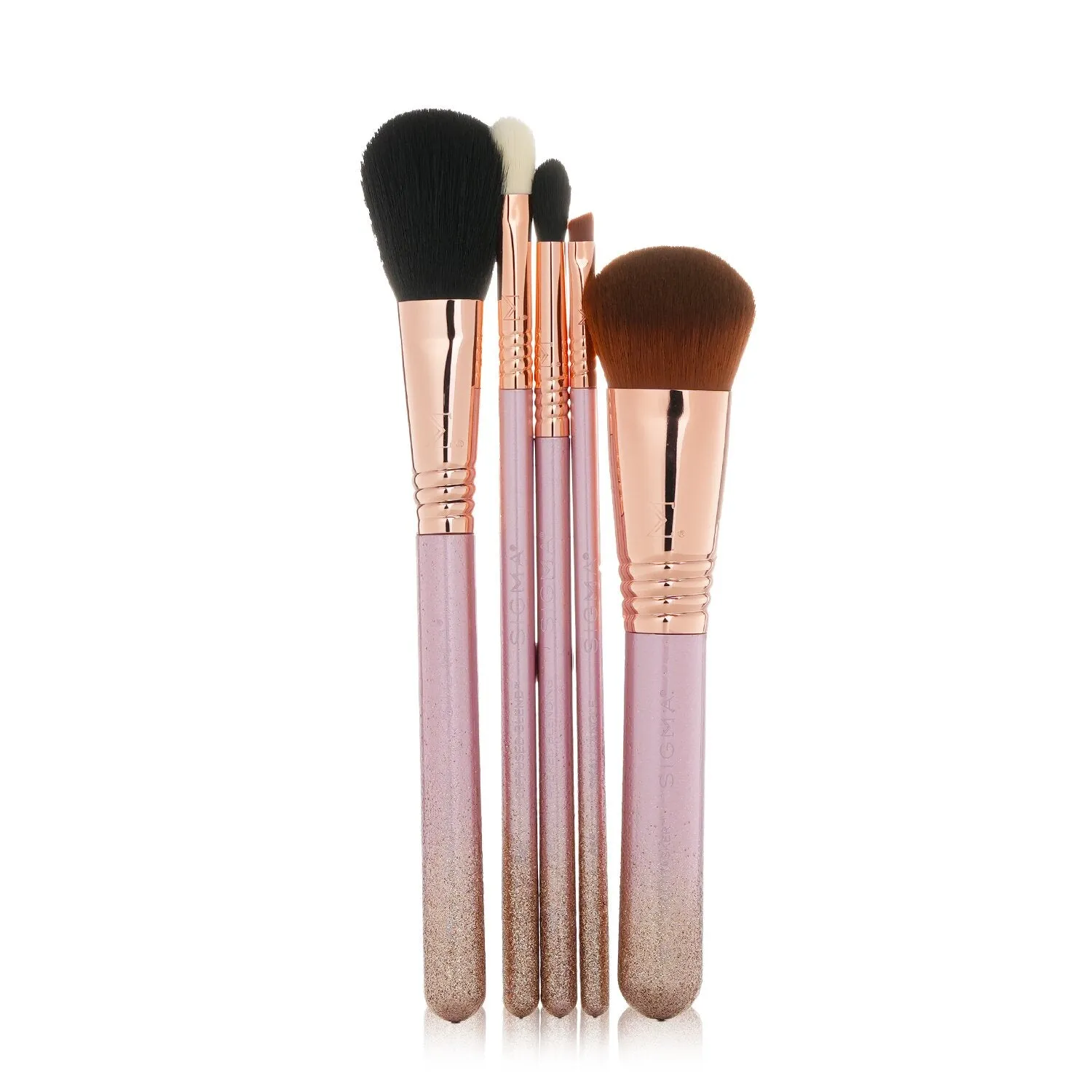 Sigma Beauty Modern Glam Brush Set (5x Cutting Edge Brush)  5pcs 1Bag